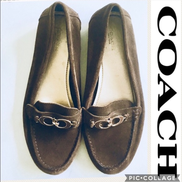 Coach Shoes Coach Fortunata Brown Suede Loafer Poshmark